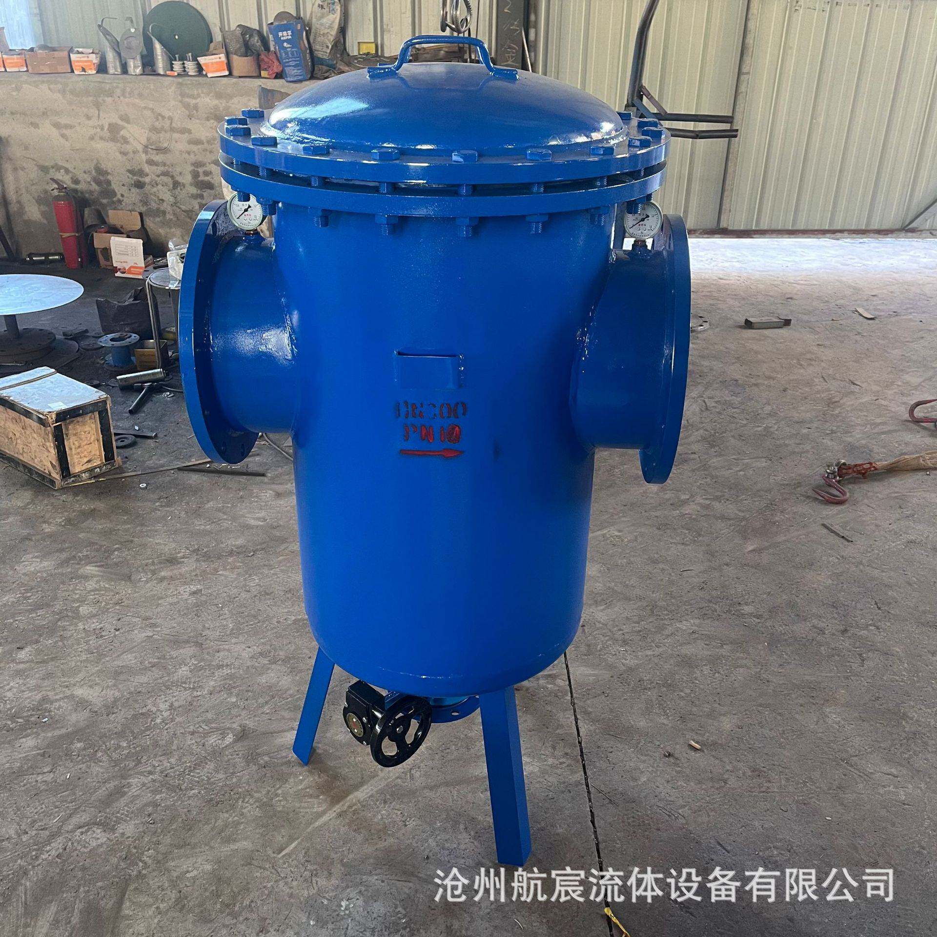 源头厂家篮式过滤器篮式管道除污器T型过滤器污水处理器精密过滤