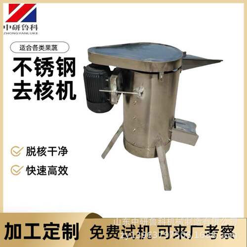 核肉分离水果去核机 大产能工业脱核机 西梅人心果芒果商用去核机
