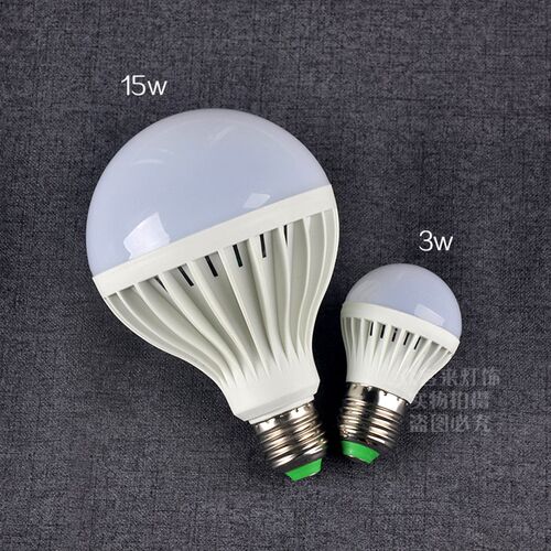 led灯泡E27螺口3W15Wled球泡灯室内家用节能灯白光暖白光灯泡