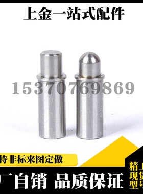 MPJS/MPFS 1.5-1.5 2-1.5 3-3 4-3 5-4 平头销小径弹簧柱塞短型