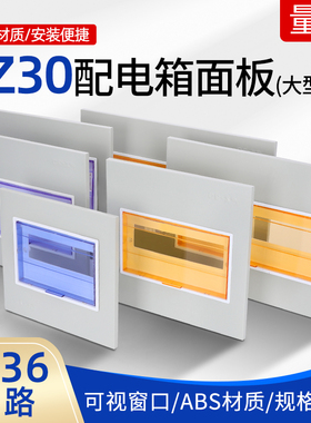 配电箱盖板强电箱盖子家用电闸控制PZ3015/18回路铁面板电表箱盖