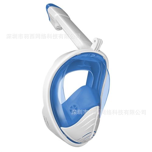 浮潜面罩 游泳面镜套装高清防雾柔软一体式 浮潜装备潜水镜和吸管