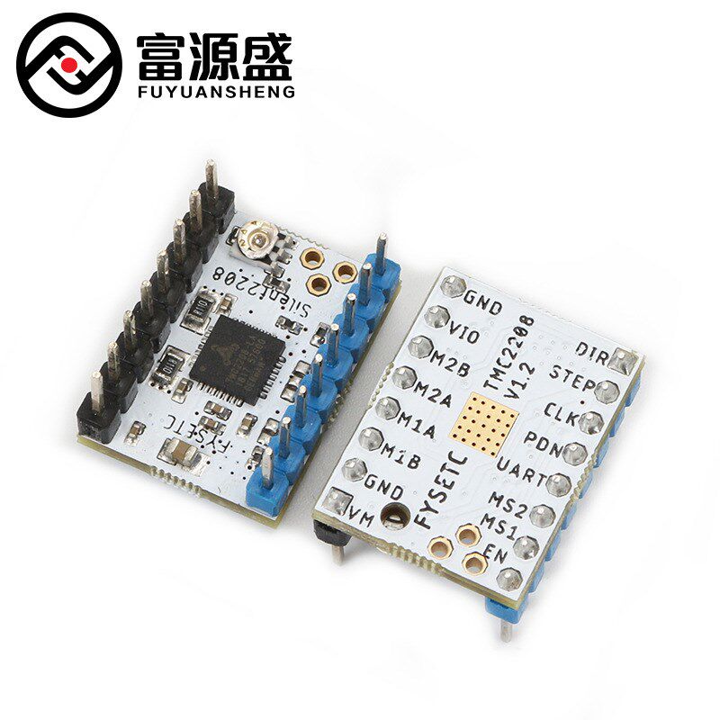 3D打印机主板配件 TMC2208 V1.2 步进电机驱动器 电流1.4A 峰值2A