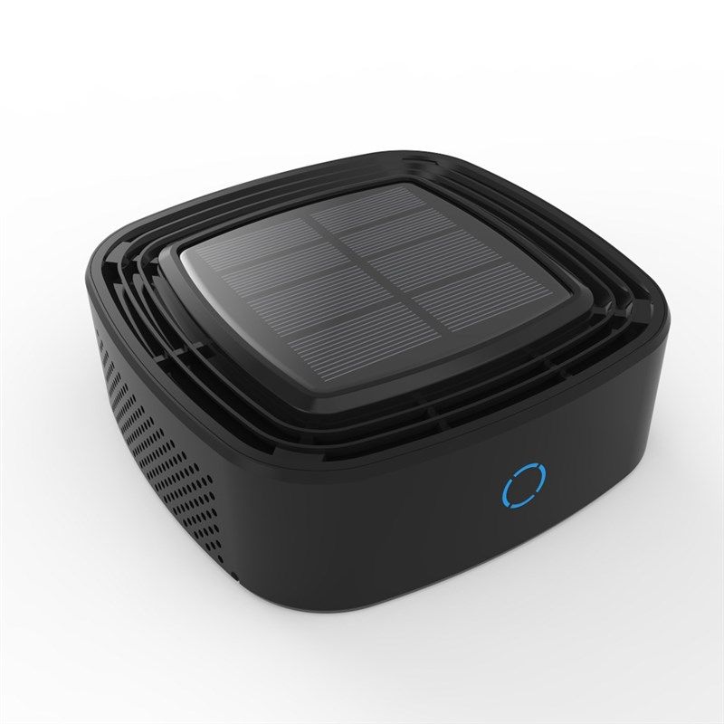 厂家直销太阳能车载空气净化器 汽车用空气净化器除异味雾霾PM2.5