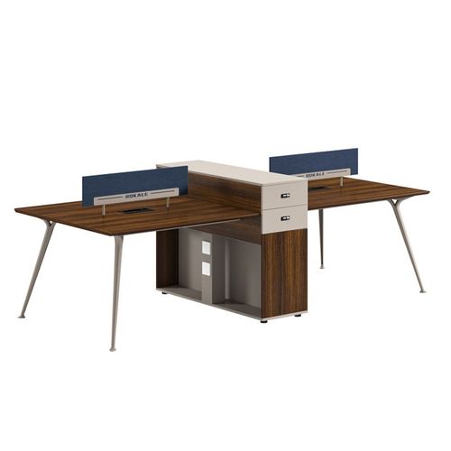 简约办公家具电脑桌 办公室4人6人位员工卡座职员办公桌椅组合