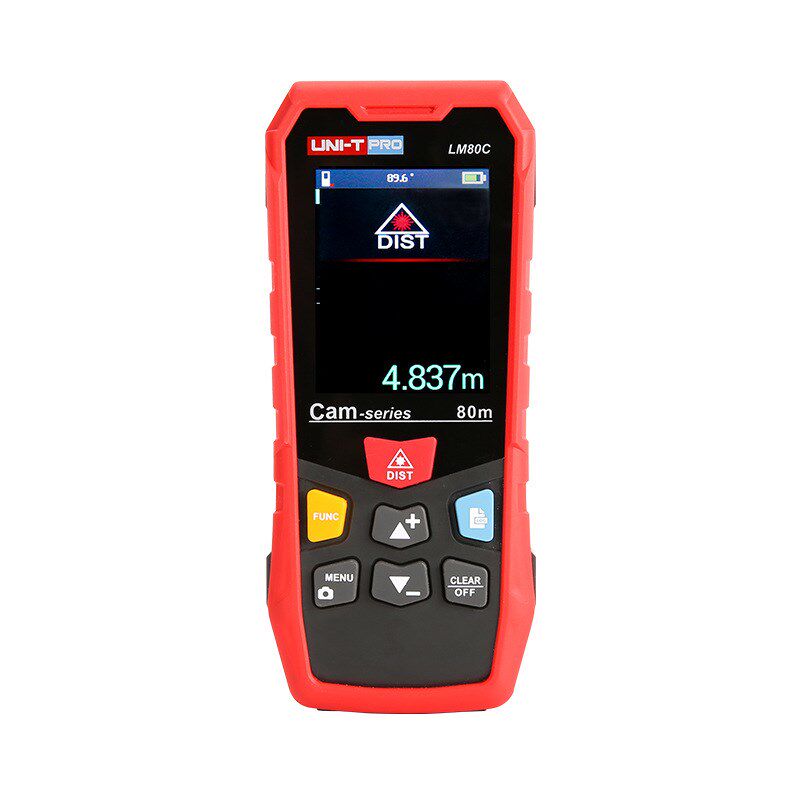 优利德LM80C/LM120C/LM200C激光测距仪高精度红外线手持测量仪