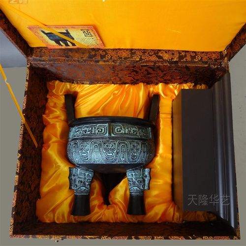 大克鼎铜鼎纯铜办公桌摆件商务礼品外事礼品庆典摆设送货到门圆鼎