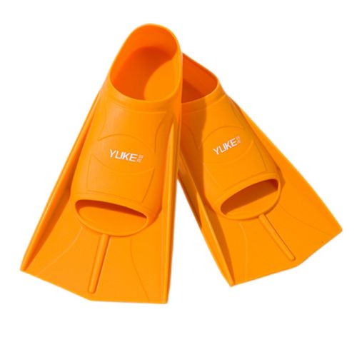 游泳脚蹼男女自由泳蛙泳硅胶短脚蹼成人儿童专业轻便潜水训练脚板