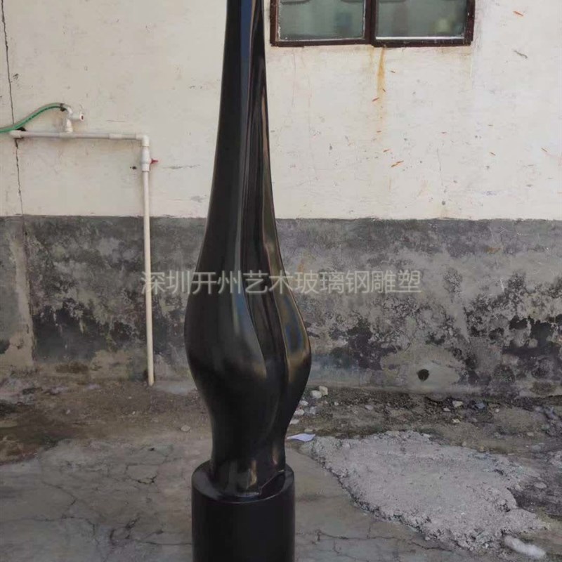 极简轻奢水滴雕塑抽象创意软装饰摆件大型商场酒店售楼处过道装置