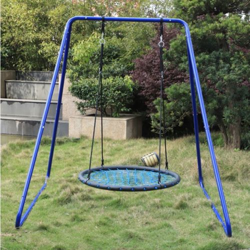 室内外儿童户外庭院荡秋千秋千室外绳网圆形吊篮座椅庭院秋千