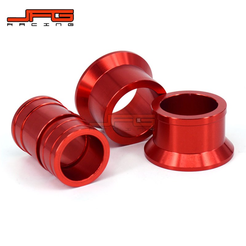 越野摩托车CR125/250R CRF250/450/X/R改装铝合金CNC前后轮毂隔套