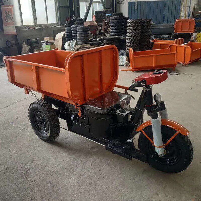 工程矿用自卸运输三轮车 加重型电动三轮电动三轮车柴油三轮