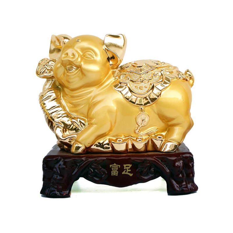 十二生肖招财小摆件全套鼠牛虎兔龙蛇马羊猴鸡狗猪工艺品装饰