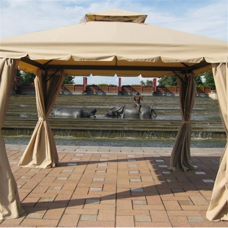 简约户外休闲罗马帐篷 庭院花园遮阳四脚棚 露天活动防雨帐篷