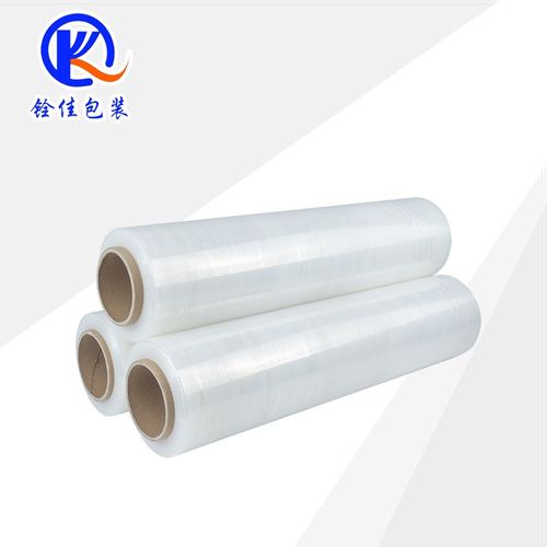 pe缠绕膜拉伸膜45cm塑料薄膜工业保护打包装围大卷保鲜膜厂家