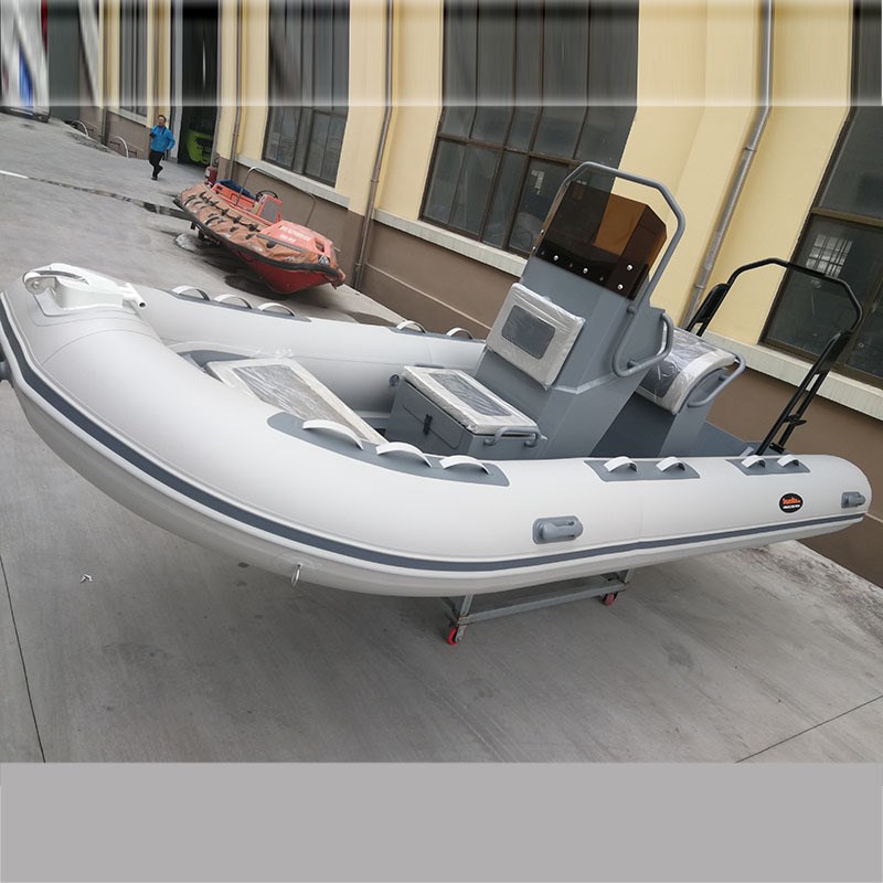 4.6米铝合金充气船 海钓船 PVC船 硬底船 PVC船 运动艇 钓鱼船