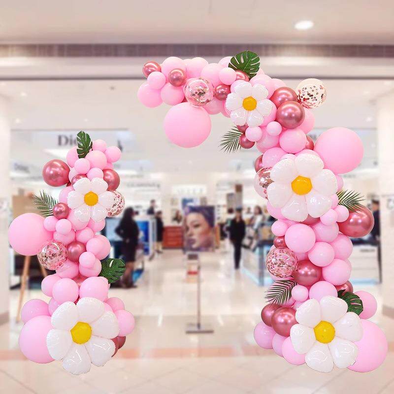 周年庆装饰气球半拱门4店金店珠宝店面门口活动氛围场景布置摆件
