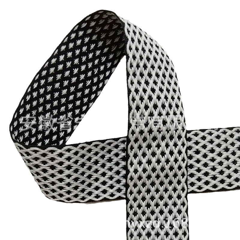 包边条3D网格包边带涤纶丝4.3CM宽席梦思包边床垫包边带织带