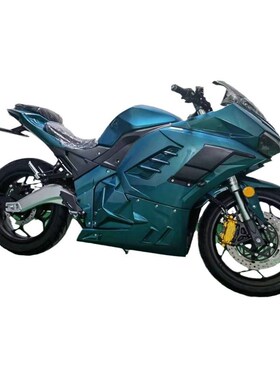 现DUCAT款3000W中置链条马达电动摩托跑车火牙公路趴赛72V高速