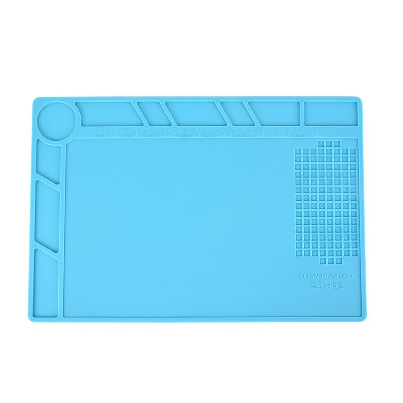 高温垫 手机硅胶多功能电脑隔热桌垫防静电工作台维修焊台耐高温