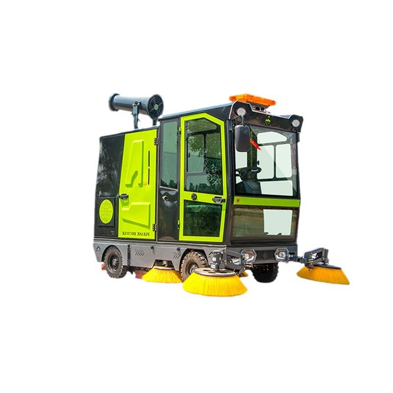 全封闭四轮电动扫地车驾驶式清扫车工厂车间物业道路扫地机