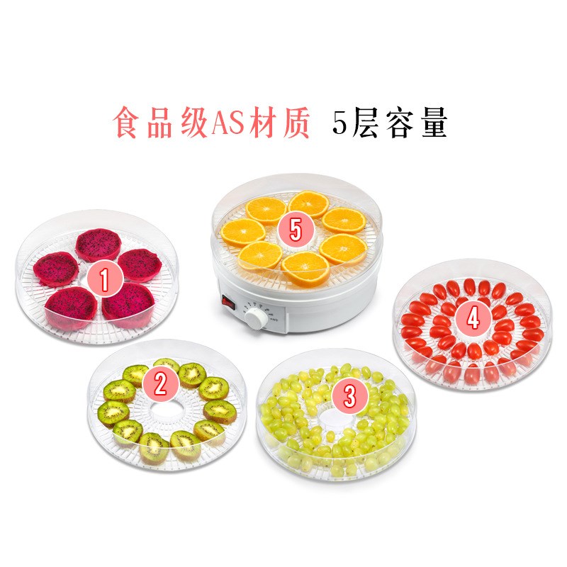 源头干果机 家用蔬菜风干烘干小型水果美规干果机 小家电