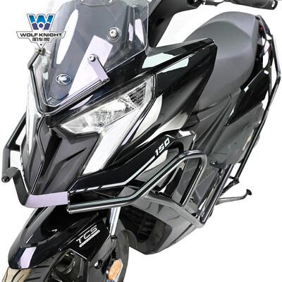 肌车狼适用光阳RacingX150护杠RKS150保险杠防摔杠防撞保护杠改装