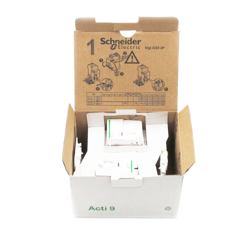 施耐I德A9V53263 电子式漏电断路器 IC65N 2P 63A 30mA防漏电