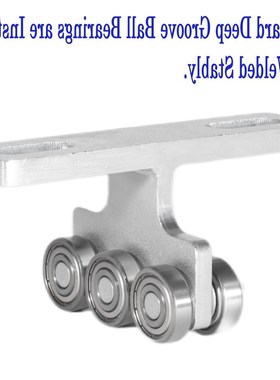 承重型吊轮推拉滑轮轨道五金型滑轮组件  rolley