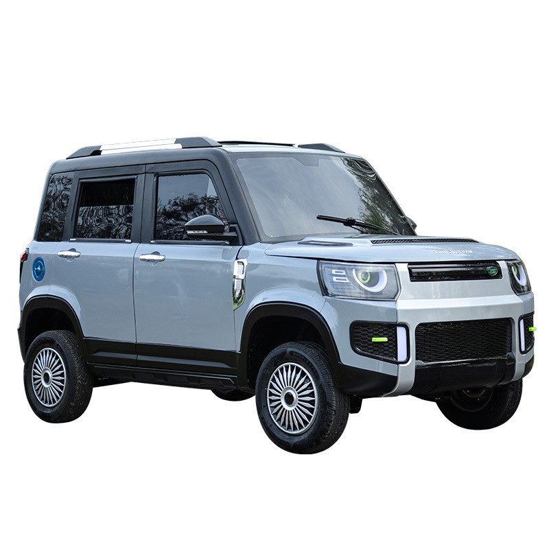 老头乐四轮电动车家用成人女士小型代步新能源油电两用全封闭汽瓶