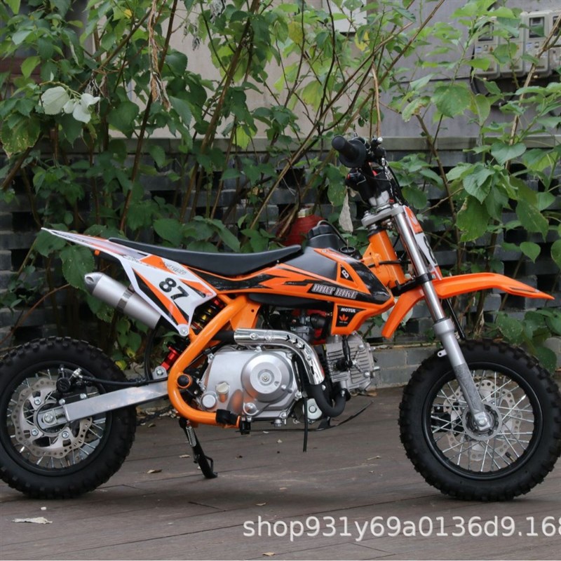 儿童两轮小越野摩托车入门无级变速110cc赛车迷你山地竞技车