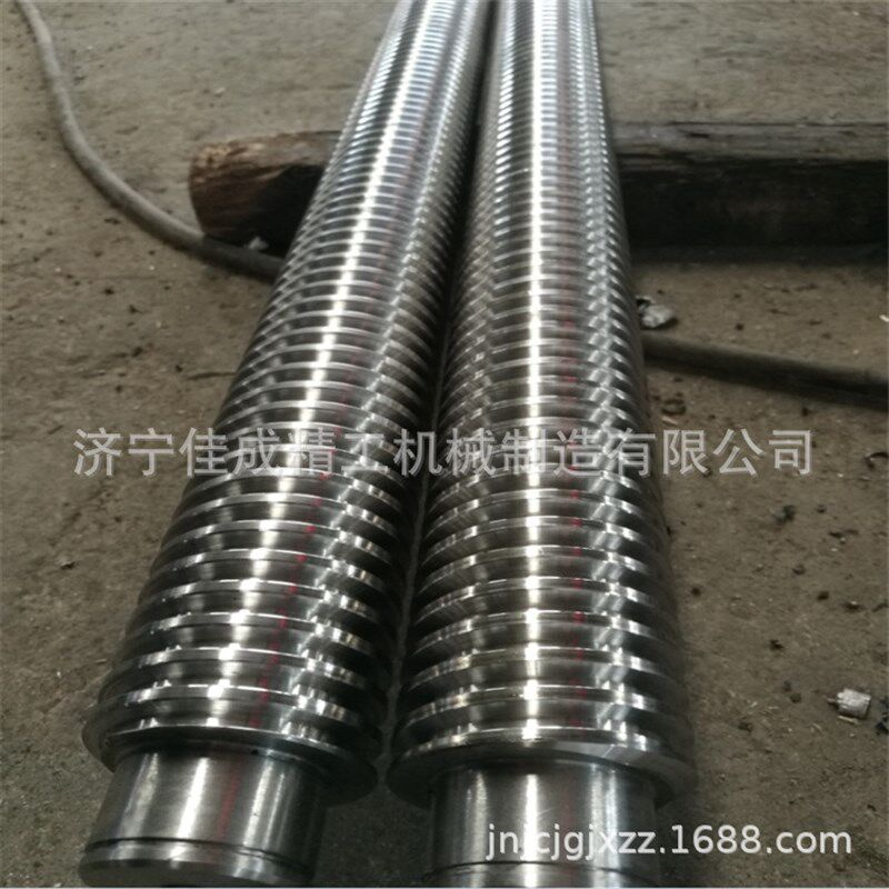 厂家机床丝杆梯形螺纹方牙螺杆直径20至300正反牙精密大导程