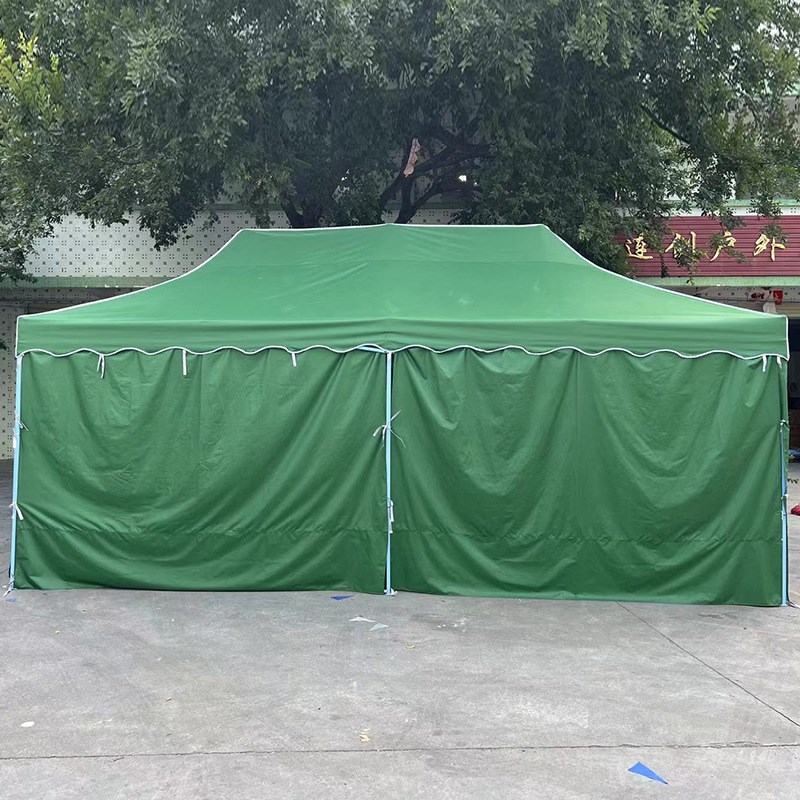 生产四脚摆摊帐篷宵夜大排档户外防雨防晒遮阳棚可印字lo