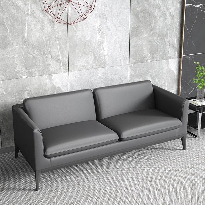 办公室沙发茶几组合套装简约现代接待室休息区会客洽谈商务三人位