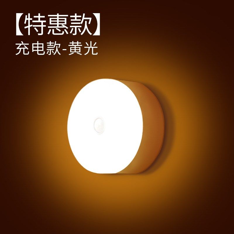 谋生人体感应小夜灯家用过道楼梯声控智能楼道床头灯衣柜充电身体,家装灯饰光源,小夜灯,淘宝优惠券,粉丝福利购,淘宝优惠卷