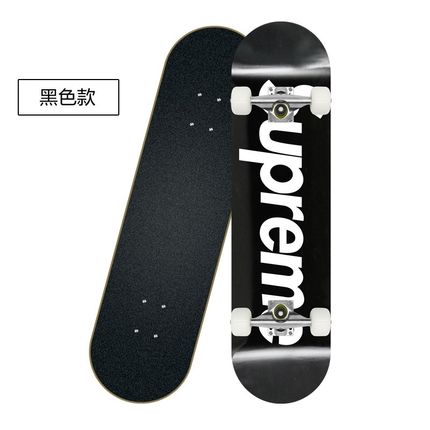 superme滑板专业成人双翘男女生初学者刷街四轮儿童刷街韩国短板