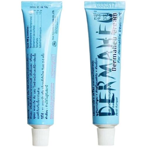 泰国杜玛秀脚气膏Dermaheu止痒脱皮烂脚丫原装杜马秀25g/15g