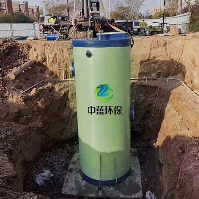 泵站 预制泵站 一体化泵站 一体化雨水提升泵站 底部自清洗
