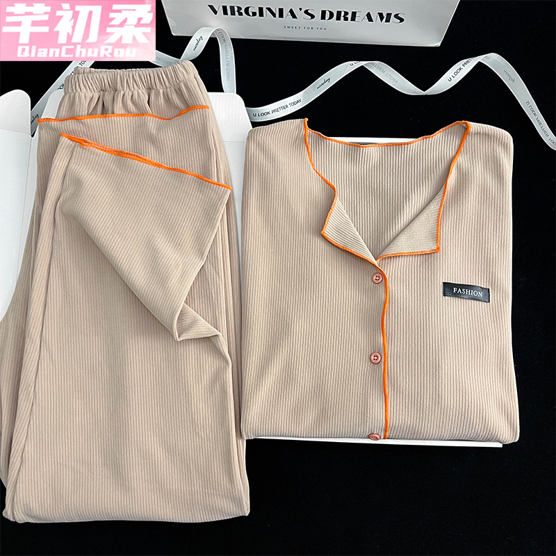 轻奢高级感德绒睡衣套装