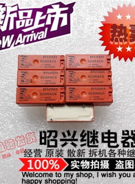 RY531024 全新进口RY531024-24VDC 泰科8A/250VAC继电器