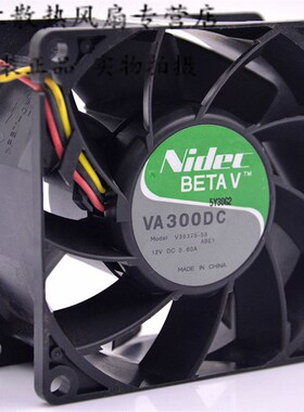 原装NIDEC  V35375-58 12V 0.60A 8038 8CM 大风量暴力服务器风扇