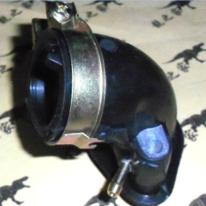 豪迈GY6光阳50/60小帅哥80助力车48CC鬼火摩托车化油器化接口接头