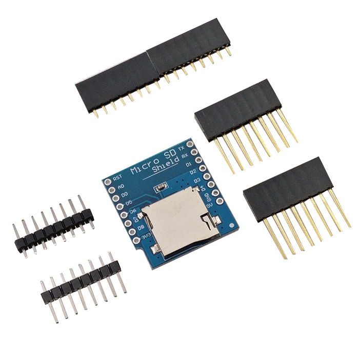 MICRO SD TF CARD TF卡读写模块FOR D1 mini WIFI扩展板学习板