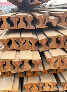 定制 轻重型钢轨 火车道轨75KG QU71Mn起重机航轨 煤矿轨道用钢轨