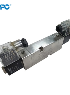 供应NPPC二位五通全不锈钢316NAMUR系列双电控电磁换向阀SSM系列