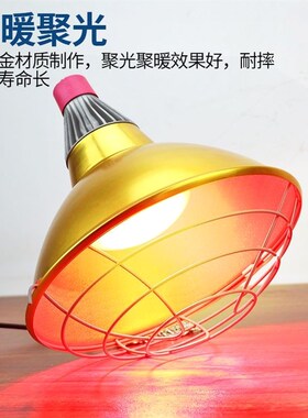 德国品质兽用保温灯罩养殖场可调节取暖保温灯加热罩仔猪取暖灯灯