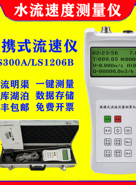便携式流速仪LS300A河流明渠水流速度检测仪器LS1206B流速测量仪
