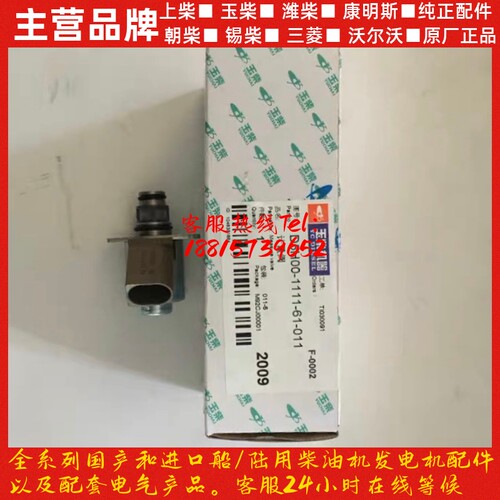 玉柴YC4DYC4108电喷燃油计量单元D5H00计量阀 发动机原厂配件