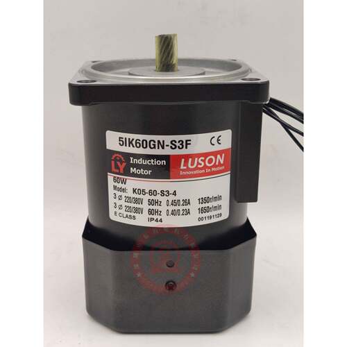 LUSON5IK60GN-SFLY如展三相电动机K05-60-S-460W220V/80V