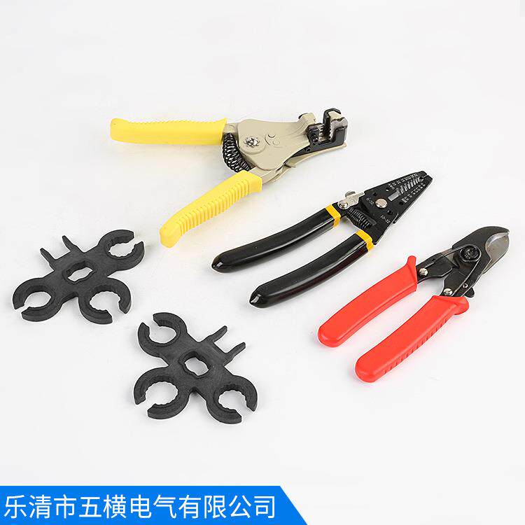 光伏连接器压线钳套装工具家用多功能压线扳手钳剪钳剥线钳工具包